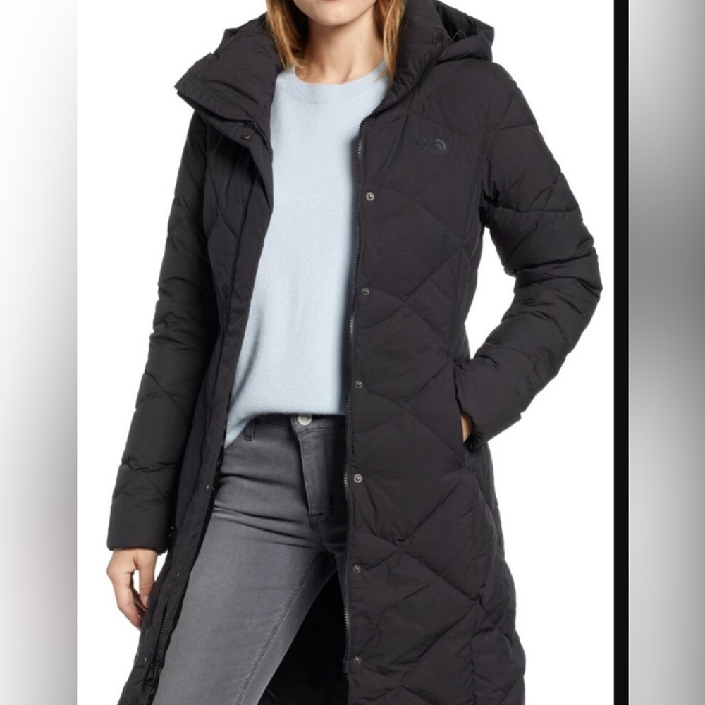 The North Face Women's Black Long Puffer Jacket- Miss Metro